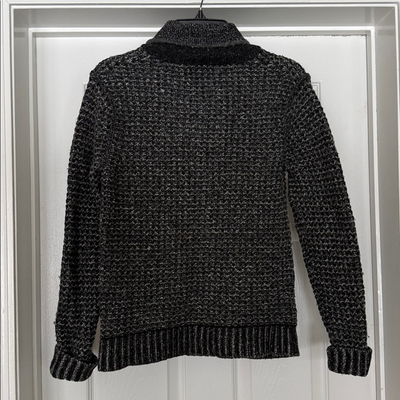 Rag & Bone Men’s Small Wool Cotton Knit Cardigan Gray Button Front - Picture 2 of 4